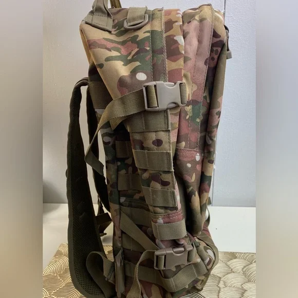 Multicolor Camouflage Outdoor Backpack